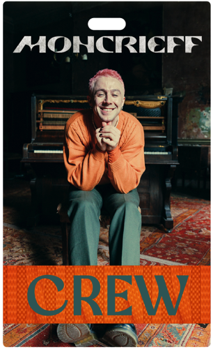 Moncrieff backstage pass crew vip irish2022 Moncrieff backstage pass crew vip irish2022